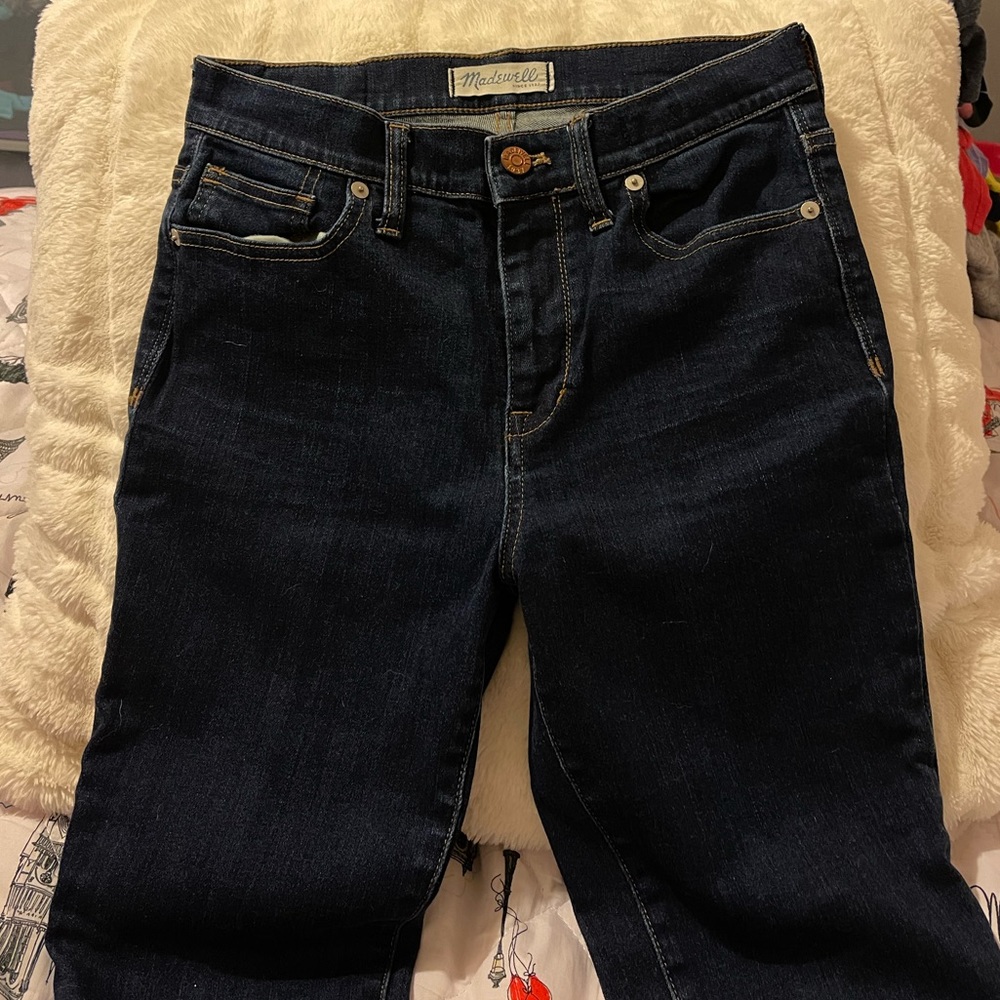 MADEWELL HIGH RISE SKINNY JEANS
